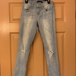 Light wash jeans